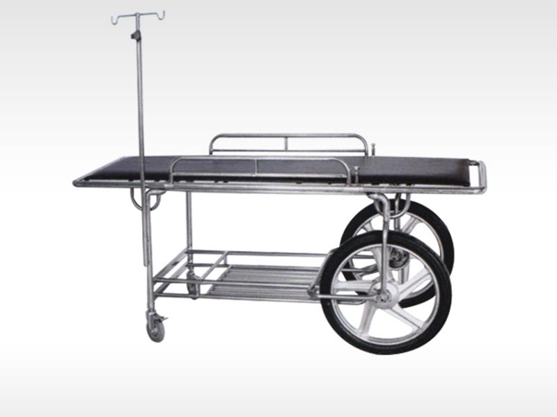 担架车不锈钢二大轮二小轮